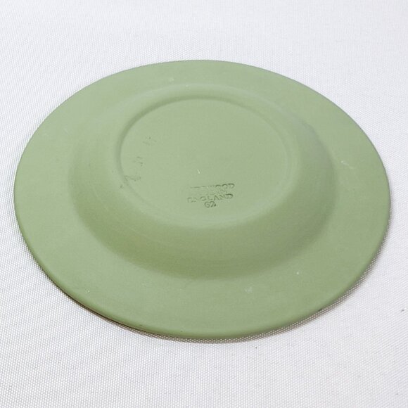 Wedgwood Sage Green Vintage Trinket Dish Vanity Ashtray Jasperware England 1962 - Picture 5 of 6